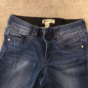 Woman’s Democracy ankle jeans.
